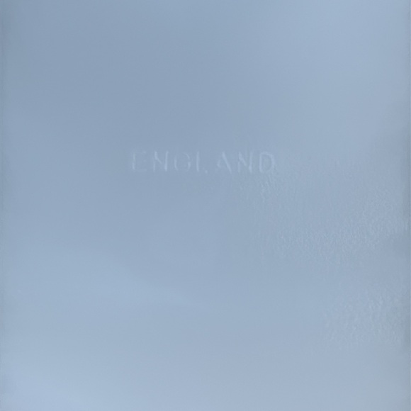 VINTAGE PYREX England White Milk Glass Casserole Bowl dish Tuscany Market Garden - Picture 12 of 14